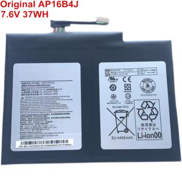 Imagem de 7.6v 37wh genuíno original ap16b4j bateria do portátil para acer aspire switch alpha 12 SA5-271
