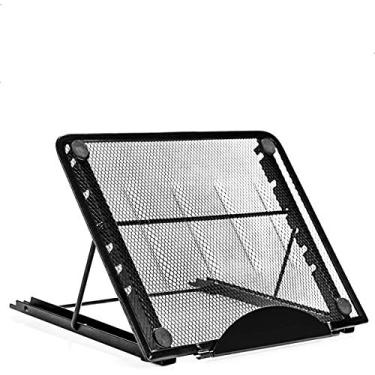 Imagem de ZUHSA Suporte multifuncional ajustável para caixa de luz, suporte de pintura de diamante, suporte para tablet, notebook, kits de pintura de diamante 5D, laptop (preto)