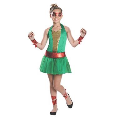 Imagem de Fantasia de Raphael das Tartarugas Ninja, da série animada, Tween Médio