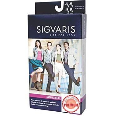 Imagem de Meia 3/4 Select Comfort Ponta Aberta Longa, Natural, Grande, Sigvaris