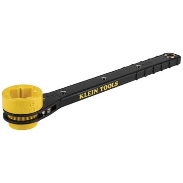 Imagem de Klein Tools Chave de catraca fina 4 em 1 KT152T com cabo longo e estriado para aderência e alavancagem