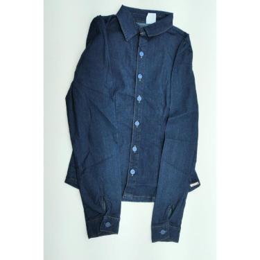 Imagem de Camisa Jeans Kinteto Casual Masculino Adulto 3625-Masculino