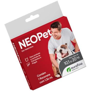 Imagem de Anti Pulgas e Carrapatos Ouro Fino Neopet 1,34mL para Cães de 10,1 até 20 Kg