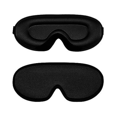 Imagem de Máscara de Sono, Espuma de Memória, Máscara de Sono 3D, Máscara de Olhos Atualizada Confortável e Confortável Com Alça Ajustável, Respirável e Macia para Dormir, Ioga, Viajar