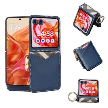 Imagem de Capa de telefone para Moto Razr 50 GWSS EUA Azul