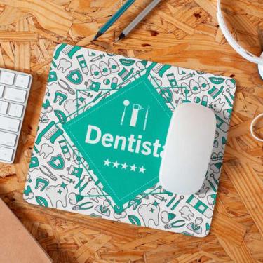 Imagem de Mouse Pad Profissão Dentista Odontologia - Elicomics