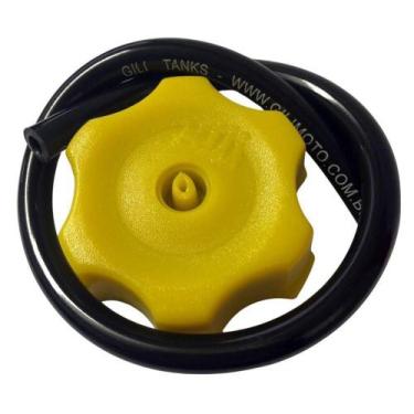 Imagem de Tampa De Tanque Motos Modelo Crf 230 Ttr 230 (52Mm) Amarela - Gilimoto