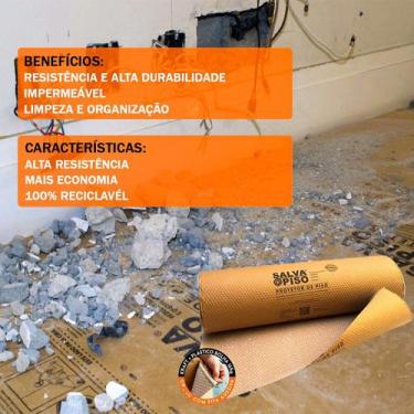 Imagem de Salva Piso Bobina 1,00x25m Salva Piso - salvabras