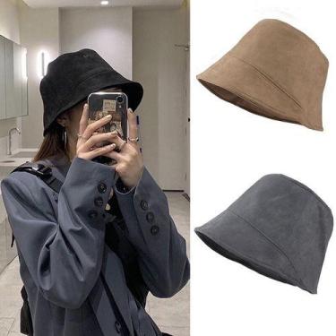 Imagem de Chapéu Bucket Balde Em material sintético Moda Blogueira New Streetwea