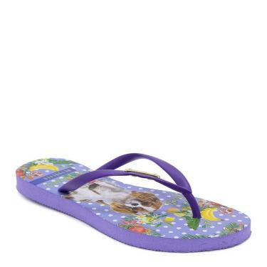 Imagem de Chinelo Feminino Be Forever Cavalier King Fruits Summer 110.22104 Lilás-Feminino