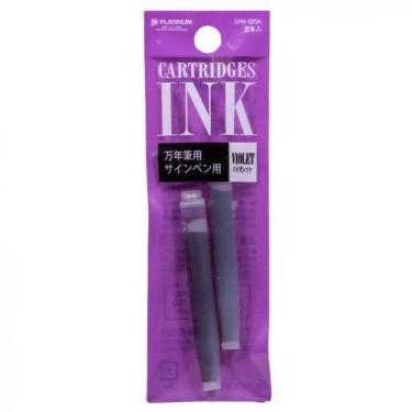 Imagem de Cartucho Para Caneta Tinteiro Platinum C/2 Violet
