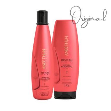 Imagem de Kit Restore Shampoo e Máscara -Aneethun