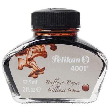 Imagem de Tinta Para Caneta Tinteiro Pelikan 4001 62,5ml Marrom