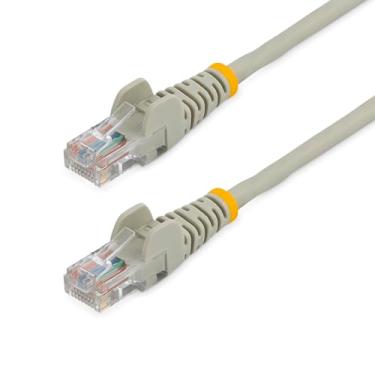 Imagem de StarTech.com Cabo de conexão Cat5e com conectores RJ45 sem encaixe – 15 m, cinza (45PATCH50GR)
