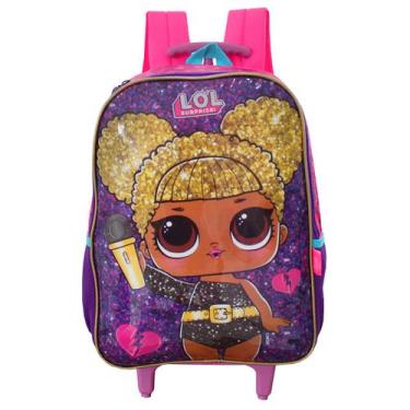 Imagem de Mochila Infantil Rodinhas Lol Surprise Fashion Feminina - Luxcel, LOL 