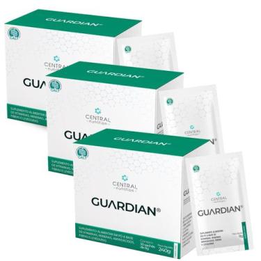 Imagem de Kit 3 Guardian Aminoácidos Probióticos 30 Sachês Central Nutrition, Li