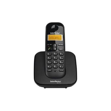 Imagem de Telefone Sem Fio Com Identificador TS 3110 Preto Intelbras, Preto