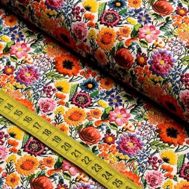 Imagem de Tecido Estampado Para Patchwork - Floral Manual 2776 (0,50X1,50) - CÍR