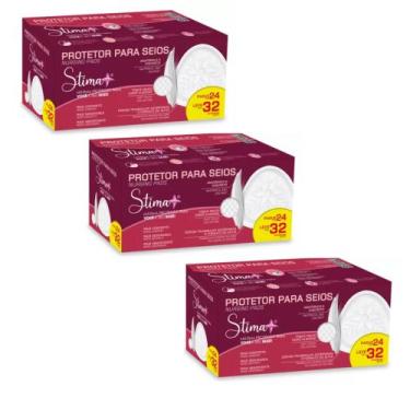 Imagem de Kit 3 Absorvente Protetor para Seios Stima Caixa com 32 Unidades Confo