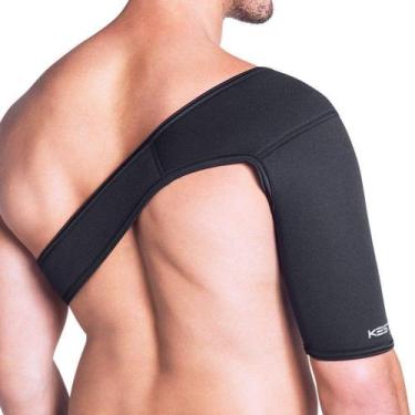 Imagem de Suporte de Ombro Preto  tamanho M  Kestal-Tratamento E