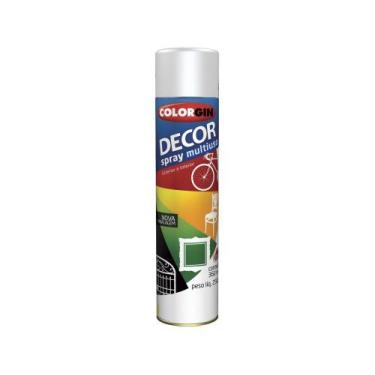 Imagem de Tinta Spray Colorgin Decor Branco Fosco (Nr23-Onu 1950) c/6pcs