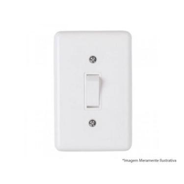 Imagem de Interruptor Ilumi Stylus 1 Simples C/Pl 2017
