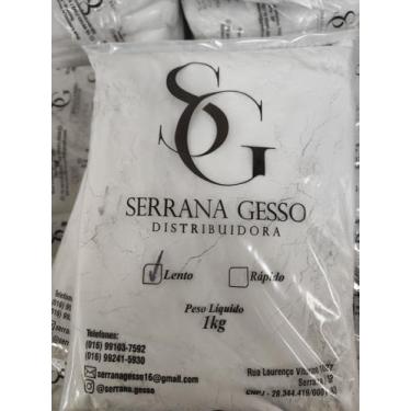 Imagem de Gesso em Pó para Construção Civil e placas 3D fardo com 10kg - Ouro Fi