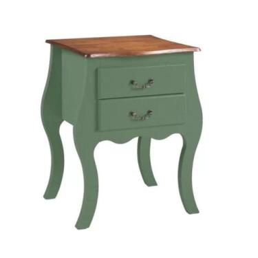 Imagem de Cômoda Bombê Pequena 2 Gavetas - Tommy Design - Meyer, Verde Kalle