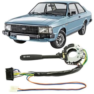 Imagem de Chave Seta Belina Corcel 1978 Ate 1980 Com Retorno Automatico Lampejo Farol Buzina Pisca Alerta Referencia Bd8M13335A