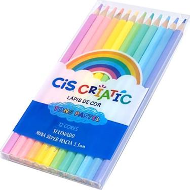 Imagem de Lápis de Cor Criatic Tons Pastel CiS - 12 Cores
