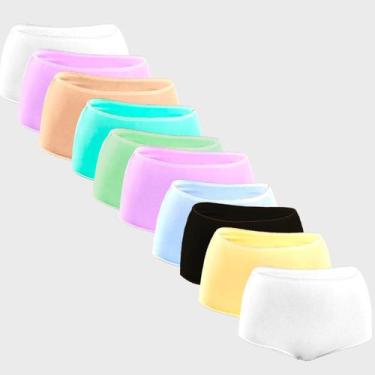 Imagem de Kit 6 Calçola Senhora 100% Algodão M-G-GG - Maramiss Lingerie, M