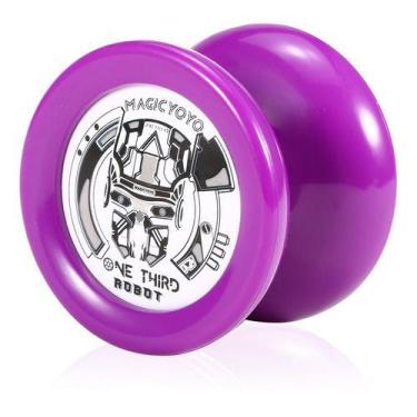 Imagem de Magicyoyo D2 Roxo Yoyo Profissonal com Rolamento de retorno +5 cordas(