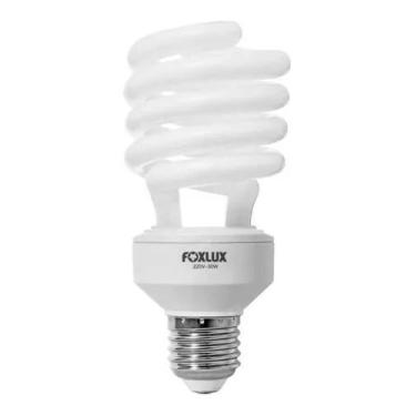 Imagem de lampada fluorescente compacta espiral 30w 220v E27 FOXLUX 6500K