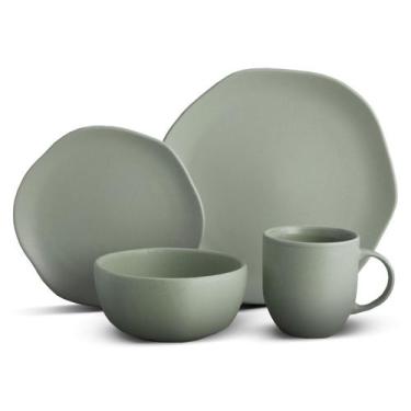 Imagem de Aparelho De Jantar Olivo Conjunto 16 Peças Cerâmica - Dolce - Dolce Ho