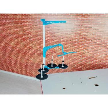 Imagem de Porta Fio 04 Cones para Ponto Cadeia SS-NCC4-A Azul com Guia - Sun Special