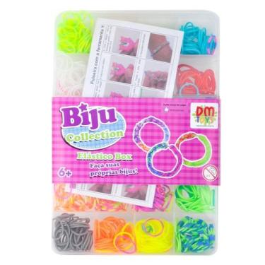 Imagem de Kit de pulseiras biju collection elastico box - dm toys - 6696, U