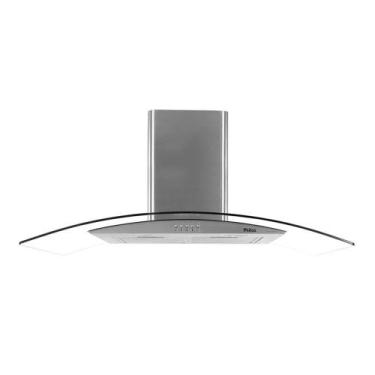 Imagem de Coifa de parede curva philco inox dupla filtragem 90cm 127v, 110V