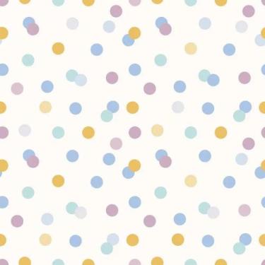 Imagem de Papel de Parede Vinílico Confete lilás 4408 53cmx10m - Bobinex