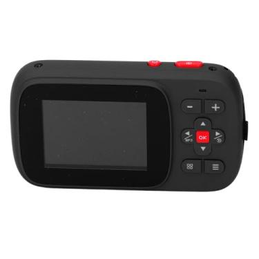 Imagem de Câmera Digital, Câmera Selfie Compacta 2,5K Zoom 16x um 72MP Bateria de Longa Duração Anti-vibração para Vlog de Viagens (Preto)