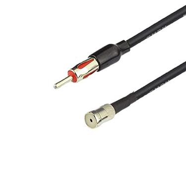 Imagem de RedYutou car Radio Antenna CD Player Antenna Modification line ISO to DIN Cable,10in/25CM