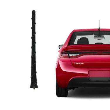 Imagem de Antena de rádio de 20 cm para Dodge Dart 2012-2016 e Jeep Liberty 2011-2012 | À prova de lavagem de carro, antena de borracha flexível | Substituição de antena de rádio durável | para acessórios de
