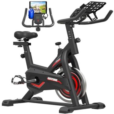 Imagem de GOFLYSHINE Bicicletas ergométricas estacionárias, bicicleta ergométrica para casa e uso interno, bicicleta de ciclismo para academia cardiovascular, bicicleta de treino com volante de 16 kg (Bike-290)