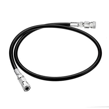 Imagem de Manloney LLC Paintball Airsoft Fill Whip Mangueira 4500psi PCP Sistema de Enchimento e Carregamento com Conjunto de Mangueira de Desacoplamento Rápido Foster (61 cm Comprimento/Sistema de Carregamento