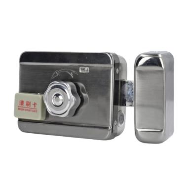 Imagem de Fechadura de Porta Sem Chave Inteligente para de Entrada de Controle Remoto, Kit de Acesso de Porta Eletrônica de Alta Segurança para OfficeHome, Material de Aço Inoxidável