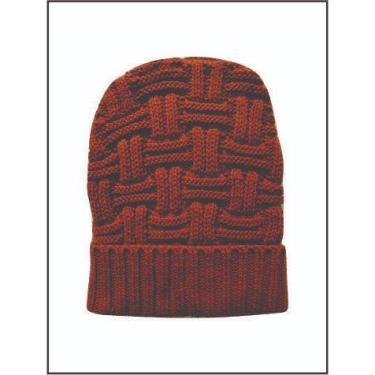 Imagem de Touca Gorro Feminino E Masculino Outono E Inverno De Trico Em Lã Uniss