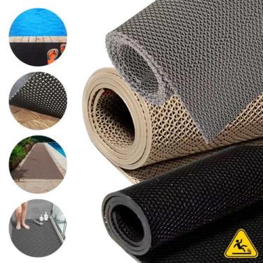 Imagem de Tapete Antiderrapante Emborrachado Kapazi PVC Áreas Úmidas Piscina Ves