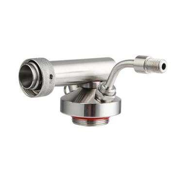 Imagem de Fabricação caseira de cerveja Mini Keg Dispenser GrowlerTap Spear Stainless Steel Beer Spear For 2L/3.6L/4L Mini Keg Bar Tools New Design Easy To Install Acessórios para vinho(Tap with Spear)