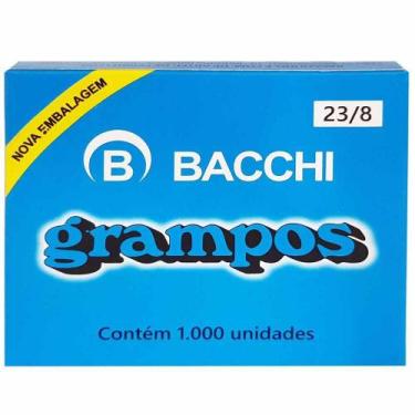 Imagem de Grampo para grampeador 23/8 Galvanizado 1000 Grampos - Bacchi