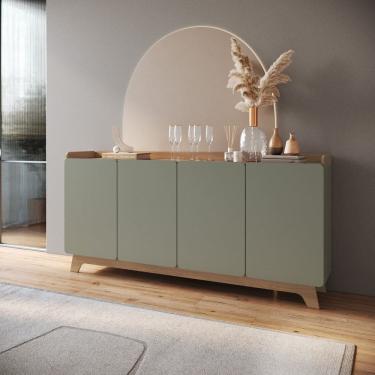 Imagem de Buffet para Sala de Jantar 200x96x40cm John Verde