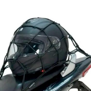 Imagem de Rede Elástica Aranha Para Capacete Bagageiro de Moto 40 x 40 - Magalu 